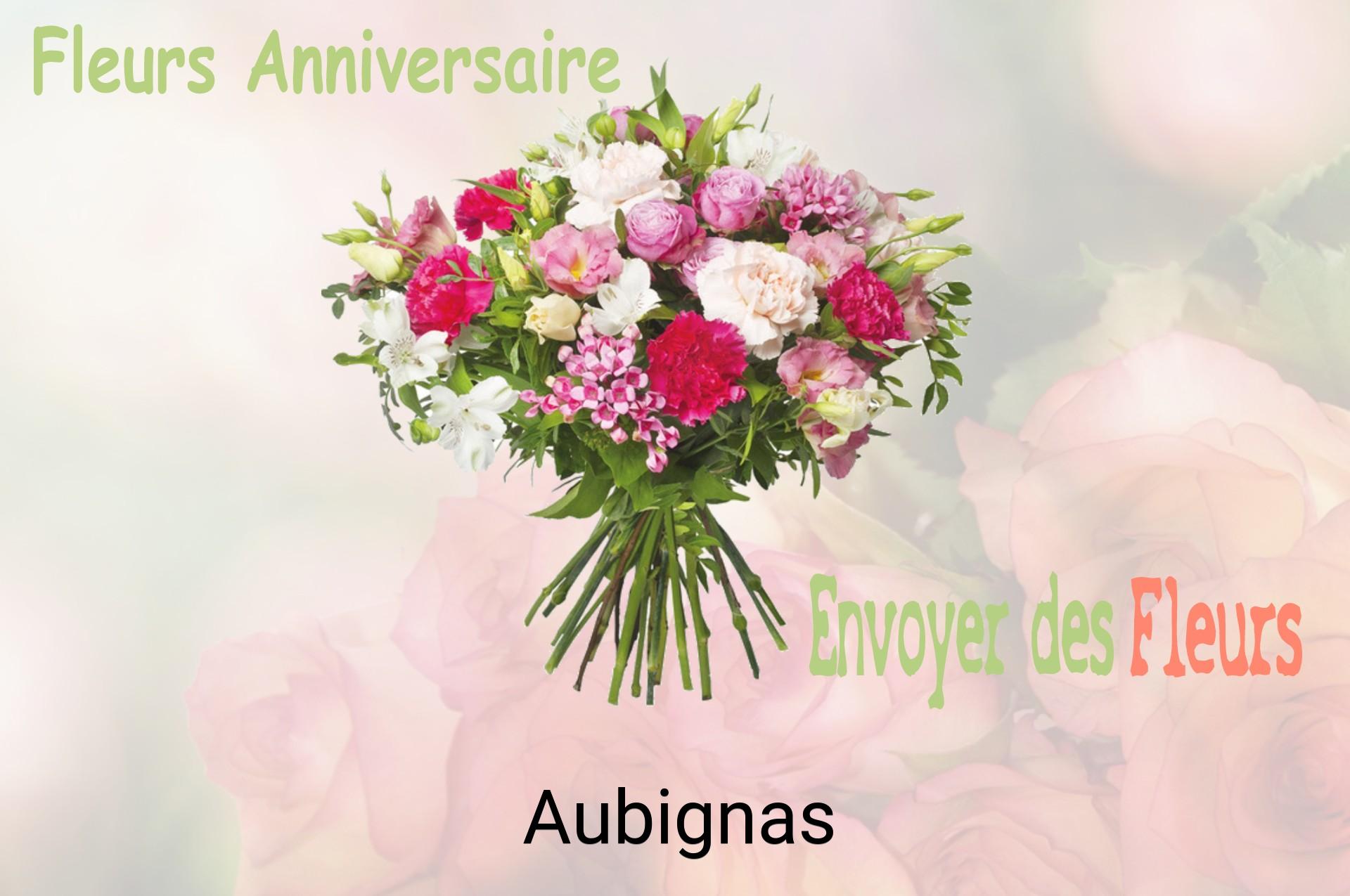 Bouquet de fleurs d’anniversaire livré à Aubignas